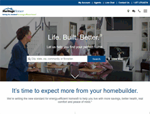 Tablet Screenshot of meritagehomes.com